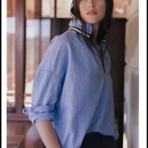 A Shirt Thing Penelope Flannel in Blue.  Excellent condition